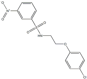 N-[2-(4-chlorophenoxy)ethyl]-3-nitrobenzenesulfonamide Structure
