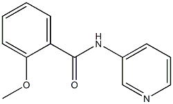 2-methoxy-N-pyridin-3-ylbenzamide 结构式