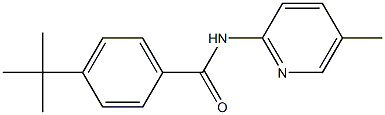 4-tert-butyl-N-(5-methylpyridin-2-yl)benzamide Struktur