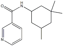 N-(3,3,5-trimethylcyclohexyl)pyridine-3-carboxamide Struktur