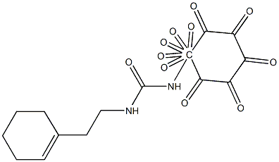 1-[2-(cyclohexen-1-yl)ethyl]-3-(4-decoxyphenyl)urea 结构式