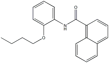 N-(2-butoxyphenyl)naphthalene-1-carboxamide