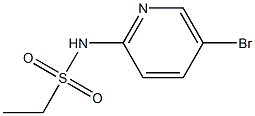 N-(5-bromopyridin-2-yl)ethanesulfonamide 化学構造式