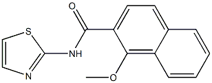 1-methoxy-N-(1,3-thiazol-2-yl)naphthalene-2-carboxamide