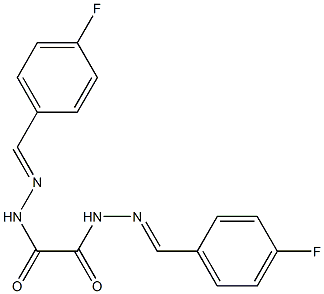 N,N'-bis[(E)-(4-fluorophenyl)methylideneamino]oxamide|