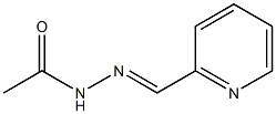 N-[(E)-pyridin-2-ylmethylideneamino]acetamide Structure