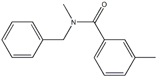 N-benzyl-N,3-dimethylbenzamide 结构式