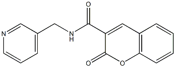  2-oxo-N-(pyridin-3-ylmethyl)chromene-3-carboxamide