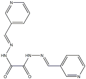 N,N'-bis[(E)-pyridin-3-ylmethylideneamino]oxamide Structure