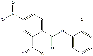 (2-chlorophenyl) 2,4-dinitrobenzoate 化学構造式