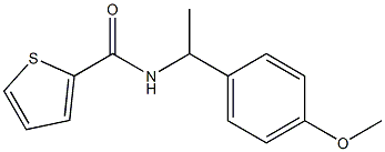 N-[1-(4-methoxyphenyl)ethyl]thiophene-2-carboxamide Structure