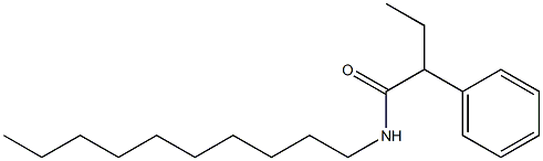 N-decyl-2-phenylbutanamide Structure