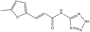 (E)-3-(5-methylfuran-2-yl)-N-(2H-tetrazol-5-yl)prop-2-enamide Structure