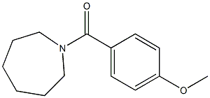 azepan-1-yl-(4-methoxyphenyl)methanone Structure