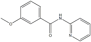 3-methoxy-N-pyridin-2-ylbenzamide Struktur