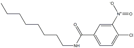 4-chloro-3-nitro-N-octylbenzamide Structure