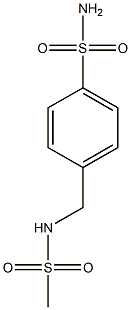 4-(methanesulfonamidomethyl)benzenesulfonamide 结构式