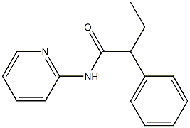 2-phenyl-N-pyridin-2-ylbutanamide Structure