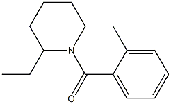 (2-ethylpiperidin-1-yl)-(2-methylphenyl)methanone Structure
