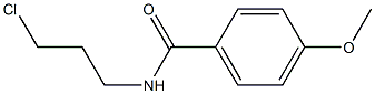 N-(3-chloropropyl)-4-methoxybenzamide Struktur