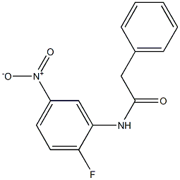 N-(2-fluoro-5-nitrophenyl)-2-phenylacetamide Structure