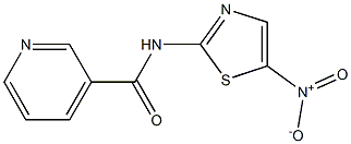 N-(5-nitro-1,3-thiazol-2-yl)pyridine-3-carboxamide Structure