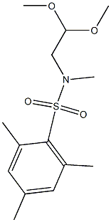 N-(2,2-dimethoxyethyl)-N,2,4,6-tetramethylbenzenesulfonamide Structure