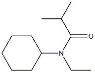N-cyclohexyl-N-ethyl-2-methylpropanamide Structure