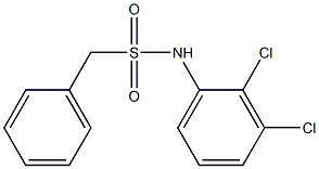 N-(2,3-dichlorophenyl)-1-phenylmethanesulfonamide 结构式