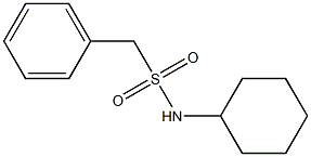 N-cyclohexyl-1-phenylmethanesulfonamide Structure