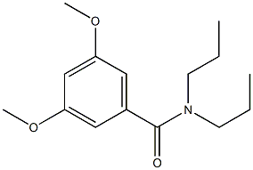 3,5-dimethoxy-N,N-dipropylbenzamide Structure