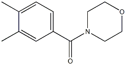 (3,4-dimethylphenyl)-morpholin-4-ylmethanone 化学構造式