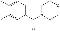 (3,4-dimethylphenyl)-morpholin-4-ylmethanone,,结构式