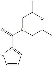 (2,6-dimethylmorpholin-4-yl)-(furan-2-yl)methanone Structure