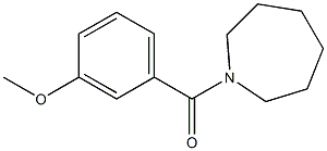 azepan-1-yl-(3-methoxyphenyl)methanone Structure