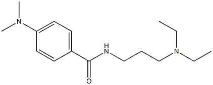 N-[3-(diethylamino)propyl]-4-(dimethylamino)benzamide Structure