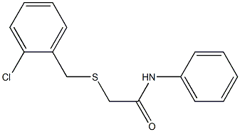 2-[(2-chlorophenyl)methylsulfanyl]-N-phenylacetamide