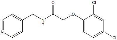 2-(2,4-dichlorophenoxy)-N-(pyridin-4-ylmethyl)acetamide Structure