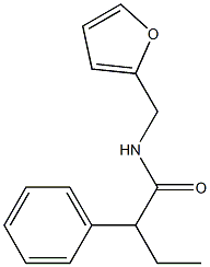 N-(furan-2-ylmethyl)-2-phenylbutanamide Structure