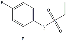 N-(2,4-difluorophenyl)ethanesulfonamide Struktur