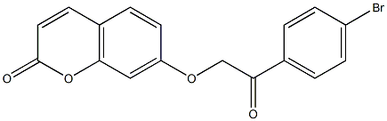 7-[2-(4-bromophenyl)-2-oxoethoxy]chromen-2-one|