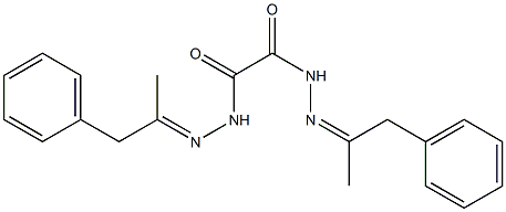 N,N'-bis[(Z)-1-phenylpropan-2-ylideneamino]oxamide Structure