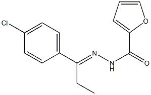 N-[(E)-1-(4-chlorophenyl)propylideneamino]furan-2-carboxamide