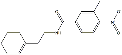 N-[2-(cyclohexen-1-yl)ethyl]-3-methyl-4-nitrobenzamide Structure