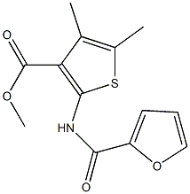  methyl 2-(furan-2-carbonylamino)-4,5-dimethylthiophene-3-carboxylate