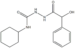 1-cyclohexyl-3-[(2-hydroxy-2-phenylacetyl)amino]urea,,结构式