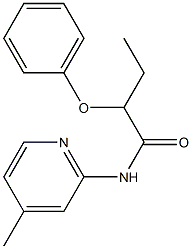 N-(4-methylpyridin-2-yl)-2-phenoxybutanamide|