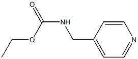 ethyl N-(pyridin-4-ylmethyl)carbamate,,结构式