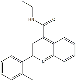 N-ethyl-2-(2-methylphenyl)quinoline-4-carboxamide