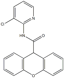 N-(3-chloropyridin-2-yl)-9H-xanthene-9-carboxamide Structure